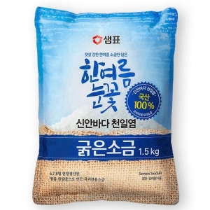 샘표 한여름 눈꽃 굵은소금 1.5kg (2개)_이미지