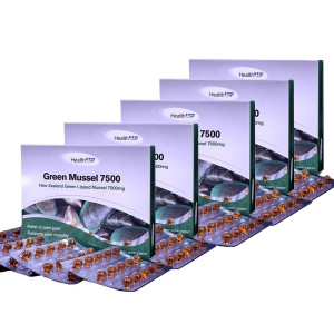 HealthUP 그린 머슬 뉴질랜드 초록입홍합 오일 7500 300캡슐