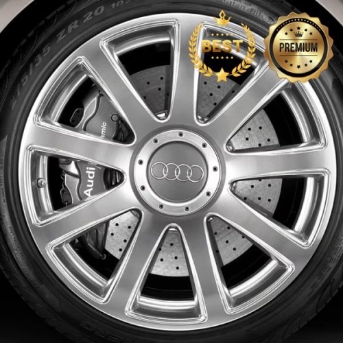 아우디 4개 146mm 8D 0601165 K 그레이 블랙 휠 센터 허브 캡 림 캡 엠블럼 배지 로고 audi Quattro TT..
