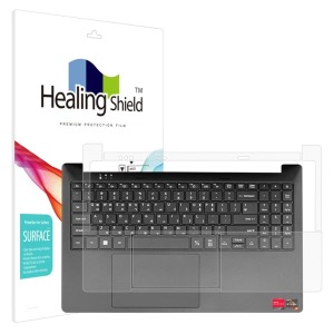 폰트리 힐링쉴드 한성컴퓨터 세잔북 TFX5560U TFX5560UW 무광 외부보호필름 (팜레스트/터치패드 2매)_이미지