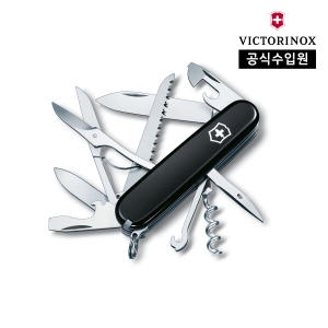 빅토리녹스 잡화 헌츠맨 미디움 포켓 스위스 아미 나이프 칼 블랙 1.3713.3_이미지