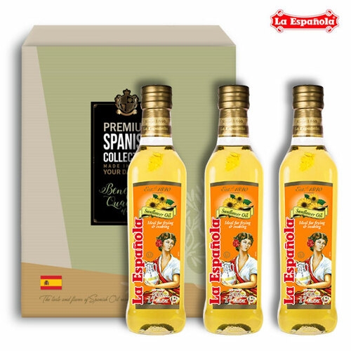 ACEITES DELSUR 에스파뇰라 해바라기씨유 500ml (3개)