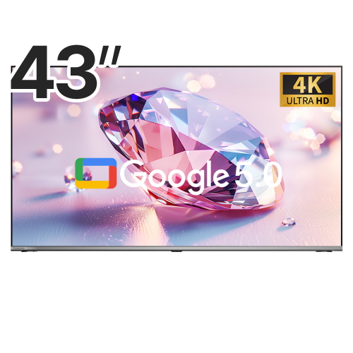 창홍 스마트TV 4K U43M9 120Hz 구글 5.0 안드로이드 14 (상하좌우형 벽걸이)_이미지