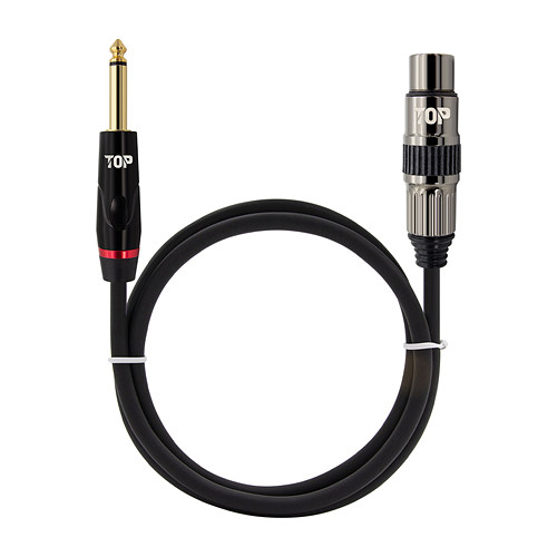 탑라인에이치디 HDTOP HT-TP 국산 5.5mm 모노 to XLR 암 케이블 (0.5m, HT-TP288)_이미지