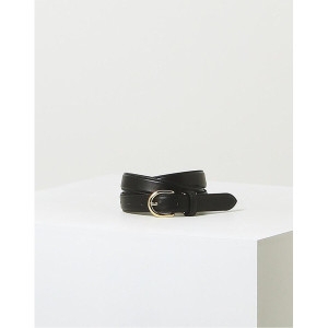 헤지스 여성 블랙 단색 소가죽 벨트 HJBE5F405BK이미지입니다. 누르면 해당 게시물로 새창이동합니다.