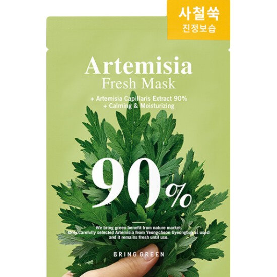 브링그린 사철쑥 90% 프레시 마스크 (1매)_이미지