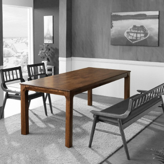 스코나 하멜른 원목 식탁 1400 (의자별도)_이미지