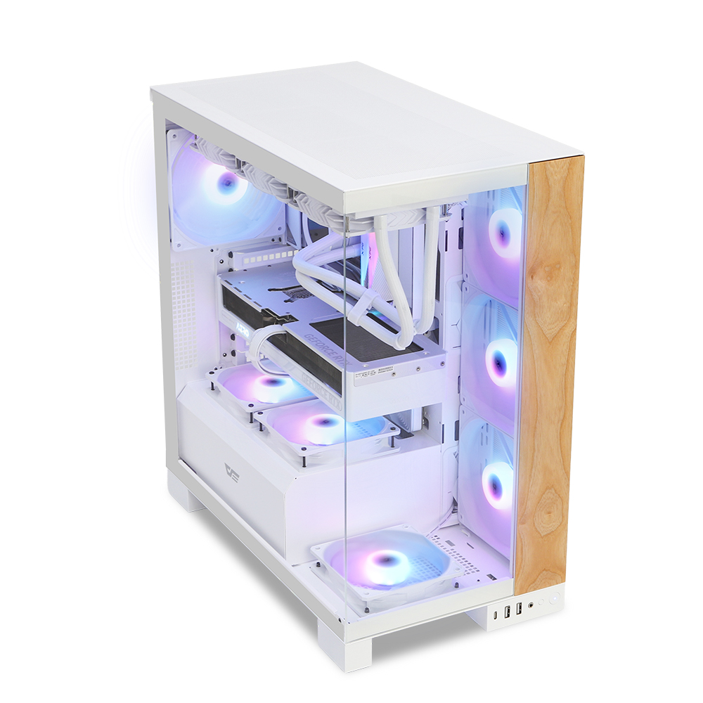 darkFlash DS900XL 우드 ARGB (화이트)_이미지