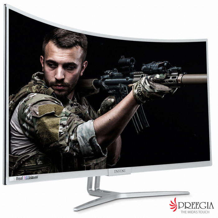 유지테크 INFINI UG-i320 커브드 게이밍 DP 165 (중고)_이미지