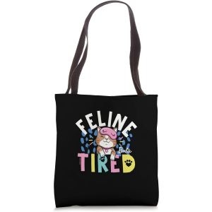 바비 고양이 고양이 피곤한 토트백 576351_이미지