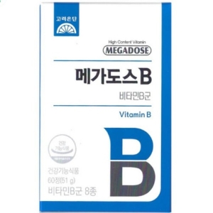 고려은단 메가도스B 60정 (3개)