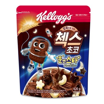 켈로그 오곡으로 만든 첵스초코 문앤스타 420g