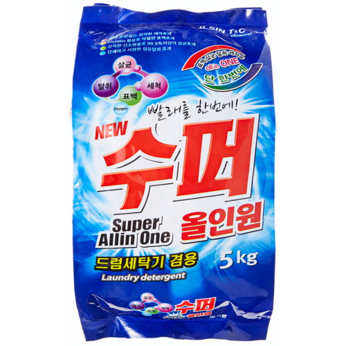  일신티엔씨 수퍼 올인 원 세탁세제 5kg [1개]