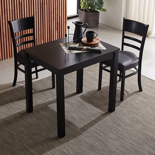 동서가구  클래식W 원목 우드 식탁 850 (의자2개)