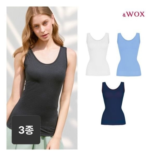 왁스 WOX 앤 브라탑 배쏙티 쿨PK 런닝형 3종 여성 보정속옷653723