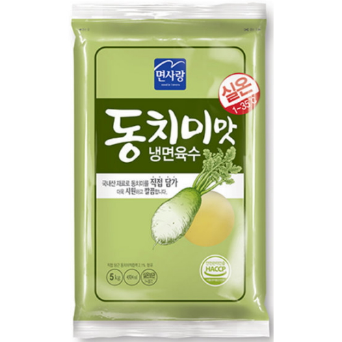 면사랑 동치미맛 냉면육수 실온 5kg (1개)_이미지