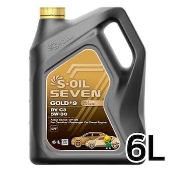 에쓰오일 세븐 골드 #9 RV C3 <b>5W30</b> <b>6L</b>