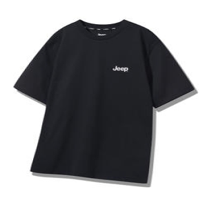 JEEP 230g M-Logo 그래픽 반팔 티 JQ5TSU174BK