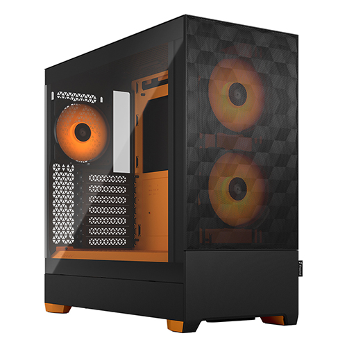 Fractal Design Pop Air RGB Clear 강화유리 Core (오렌지)_이미지