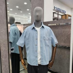 리버클래시 LLM31570-LU 라이트블루 연청데님 셔켓_이미지
