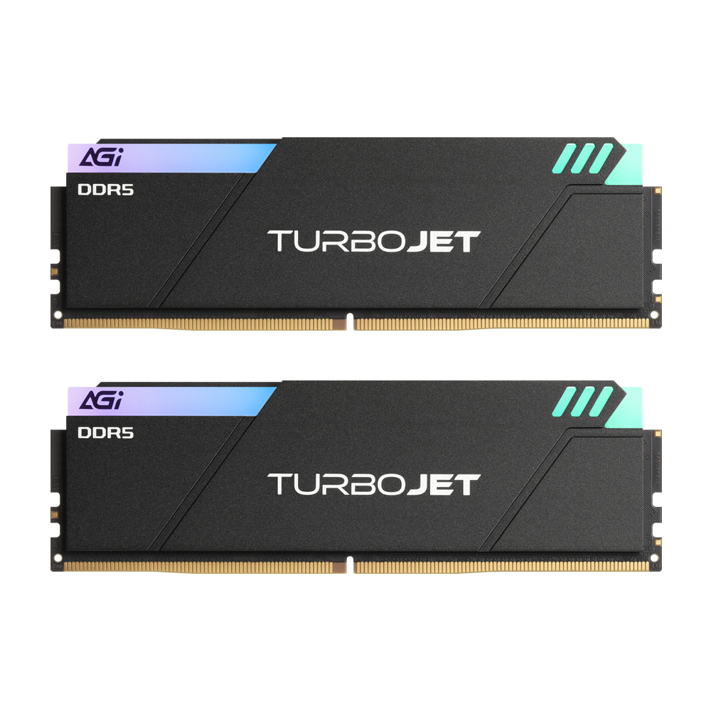 AGI DDR5-6000 CL36 TURBOJET UD858 RGB 블랙 패키지 서린 (32GB(16Gx2))_이미지