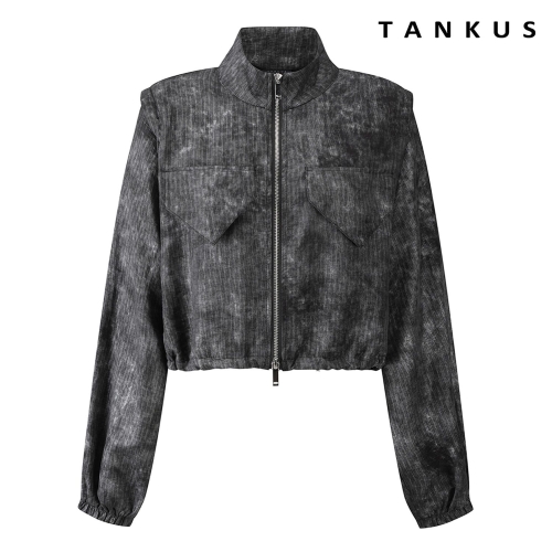 탱커스 투웨이 집업 스트링 나염 자켓 TX3JK004L0_이미지