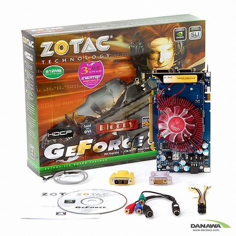 ZOTAC 지포스 8600GTS HDMI 512MB 블러디_이미지