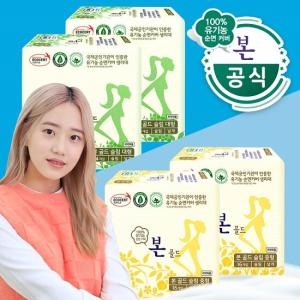 국산 프리미엄 유기농 생리대 본골드 2팩