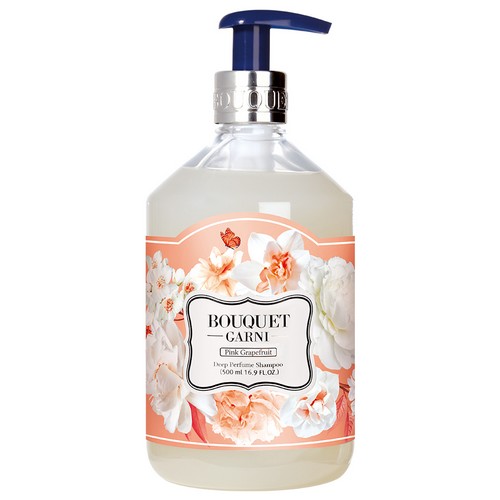 부케가르니 딥 퍼퓸 샴푸 핑크자몽 500ml (2개)