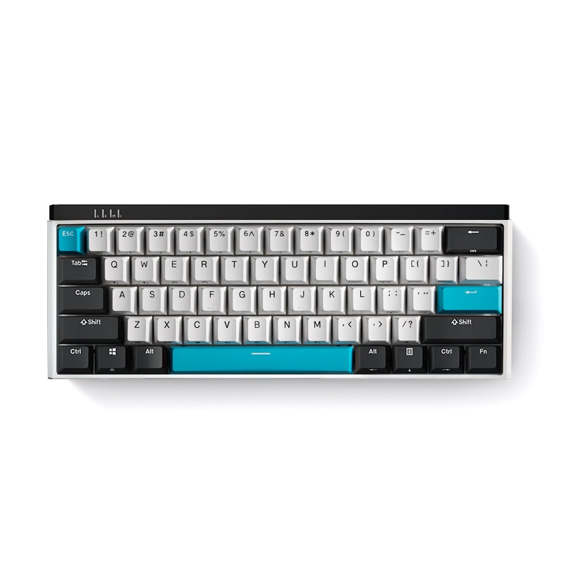 DURGOD K330w 영문 블루투스 유무선 기계식 키보드 (ION STORM, 저소음 적축)_이미지