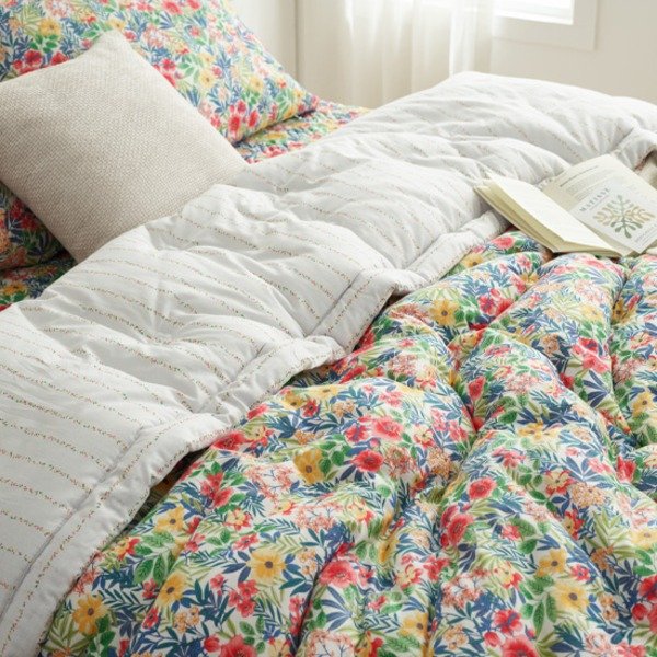 나이스필 뉴왈츠 워싱 60수 아사면 차렵베개세트 (퀸 Q)_이미지