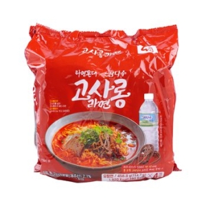 CJ ENM 라면꼰대X삼다수 고사롱라면 114g (4개)