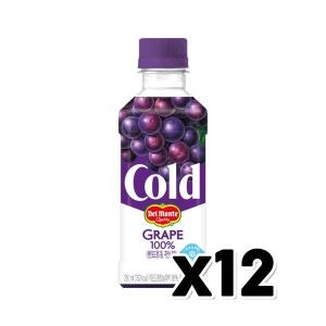 롯데칠성음료 델몬트 콜드포도 100% 250ml (12개)