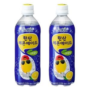 해태 썬키스트 탄산 레몬에이드 500ml x 24개 페트