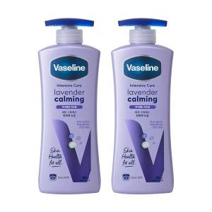 유니레버 바세린 인텐시브 케어 라벤더 카밍 바디로션 400ml (2개)