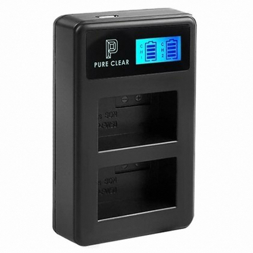 퓨어클리어 Leica BP-DC15E 호환 LCD 듀얼충전기