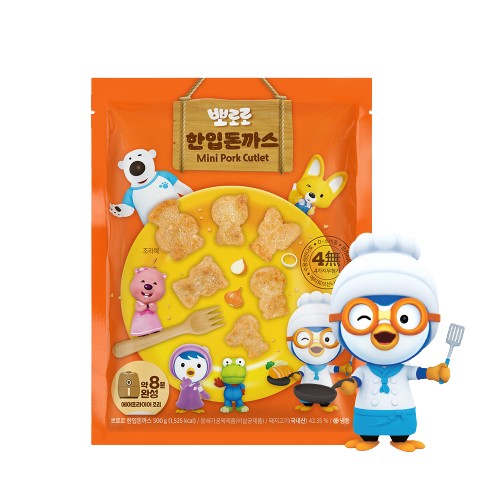 뽀로로 한입 돈까스 500g