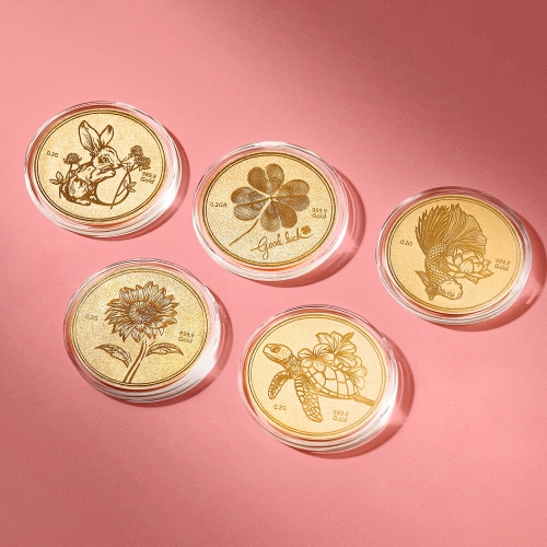 수앤진골드 순금 코인 골드바 0.2g (1개)_이미지