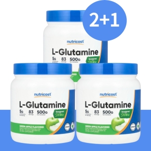 뉴트리코스트 L-글루타민 그린 애플 500g (3개)_이미지