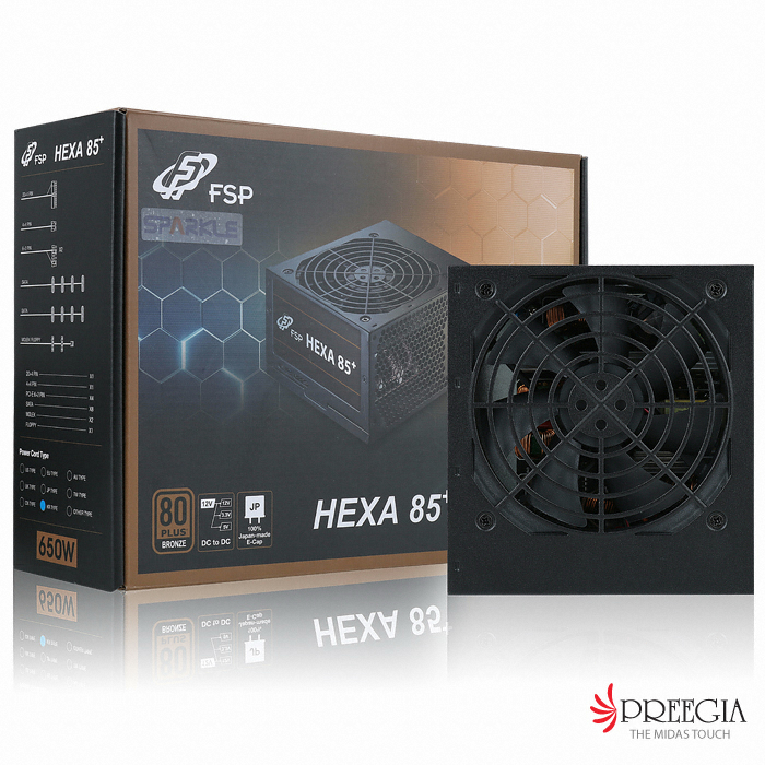 FSP HEXA 650W 80PLUS브론즈 프리볼트