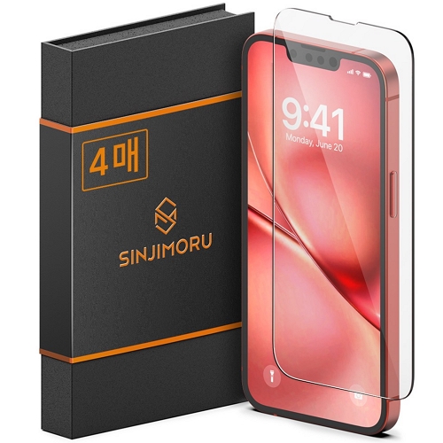 신지모루 아이폰16e 신지글래스 2.5D 강화유리 보호필름 (액정 4매)_이미지