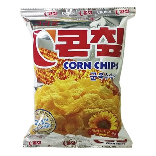 크라운제과 C콘칩 70g (5개)