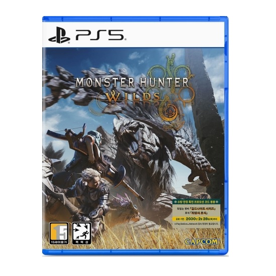 캡콤 몬스터 헌터 와일즈 한글판 (PS5, 패키지디스크/중고)