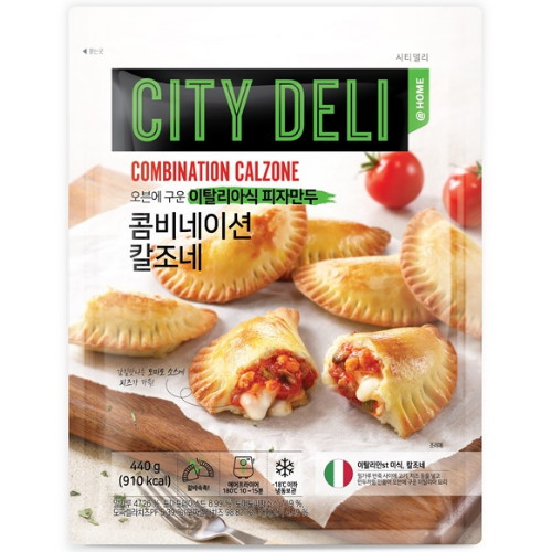 SPC삼립 시티델리엣홈 콤비네이션 칼조네 440g (4개)