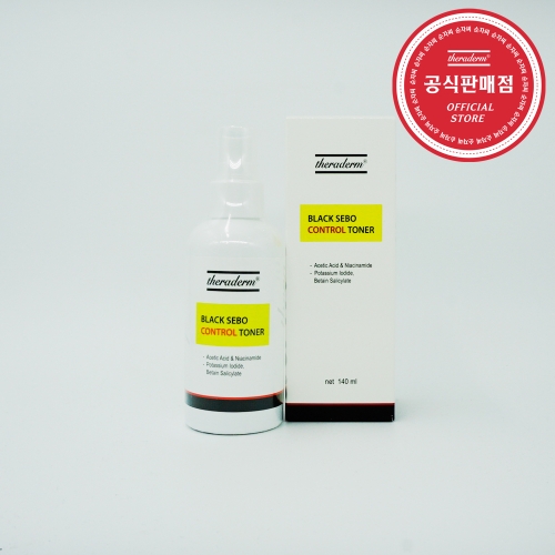 쎄라덤 블랙 세보 컨트롤 토너 140ml (1개)_이미지