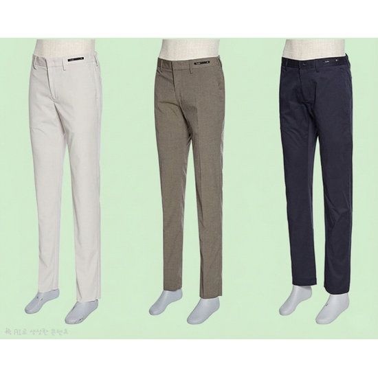 레노마 캐주얼 봄 여름 허리밴딩 슬림 스판 그레이 블랙 캐주얼 슬랙스 팬츠 6종 RQIPBP00APH