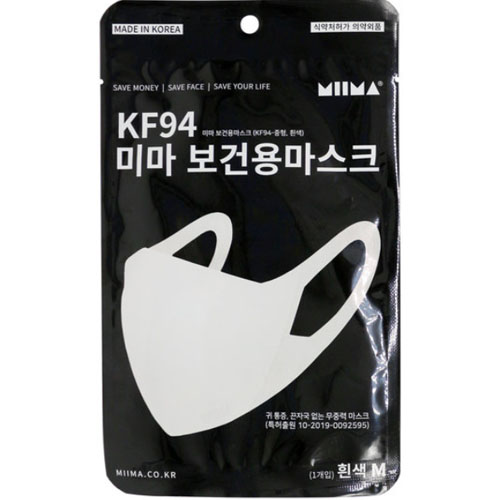 아세아도 미마 보건용 마스크 KF94 중형 (40매)_이미지