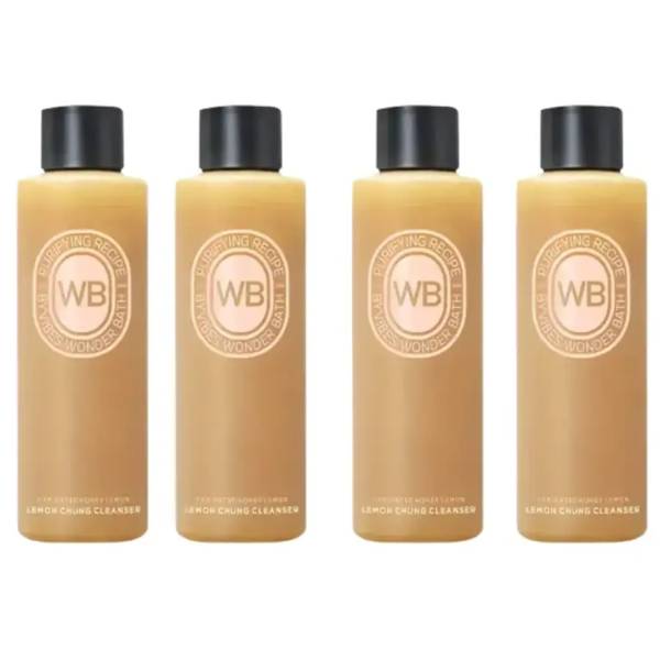 원더바스 조성아 레몬청 클렌저 트위스트캡 허니&레몬 200ml (4개)_이미지