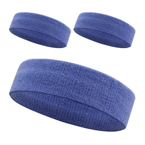 이그니스 스포츠 헤어밴드 3개 (블루그레이)_이미지