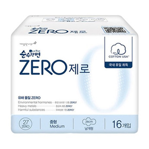 순수한면 제로 중형 16개 (1팩(16개))_이미지